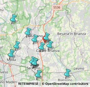 Mappa Vicolo Pretorio, 20843 Verano Brianza MB, Italia (4.23571)