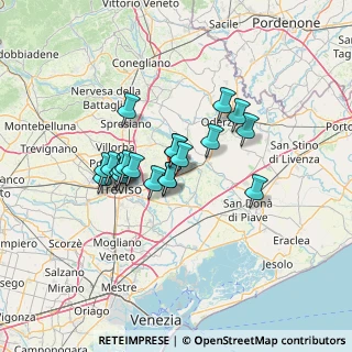 Mappa Ss. 53 Km. 72+255, 31048 San Biagio di Callalta TV, Italia (9.9115)