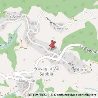 Mappa Via Milano, 14, 25070 Cedessano BS, Italia, 25070 Provaglio Val Sabbia, Brescia (Lombardia)