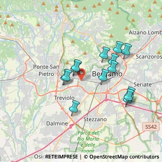Mappa Piazza OMS ASST, 24129 Bergamo BG, Italia (3.34929)