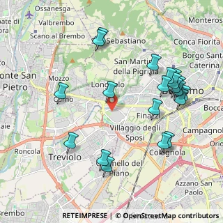 Mappa Piazza OMS ASST, 24129 Bergamo BG, Italia (2.226)