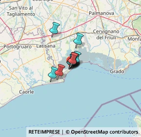 Mappa Via Tirrenia, 33054 Lignano Sabbiadoro UD, Italia (4.22727)