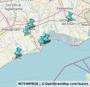 Mappa Via Tirrenia, 33054 Lignano Sabbiadoro UD, Italia (16.65909)