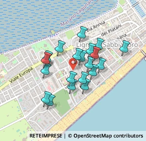 Mappa Via Tirrenia, 33054 Lignano Sabbiadoro UD, Italia (0.3385)