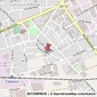 Mappa Via Santa Maria, 24033 Carvico BG, Italia, 24033 Calusco d'Adda, Bergamo (Lombardia)