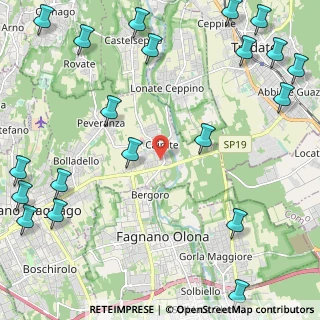 Mappa Via Vittorio Veneto, 21050 Cairate VA, Italia (3.3185)