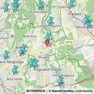 Mappa Via Vittorio Veneto, 21050 Cairate VA, Italia (3.39765)