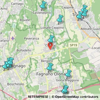 Mappa Via Vittorio Veneto, 21050 Cairate VA, Italia (3.32857)