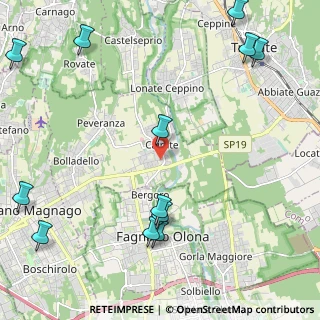 Mappa Via Vittorio Veneto, 21050 Cairate VA, Italia (3.0025)