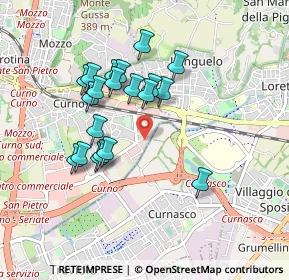 Mappa Via R. Ruffilli, 24035 Curno BG, Italia (0.789)