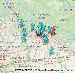 Mappa Via R. Ruffilli, 24035 Curno BG, Italia (8.39867)