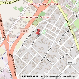 Mappa Via Enrico Fermi, 32, 20843 Verano Brianza, Monza e Brianza (Lombardia)