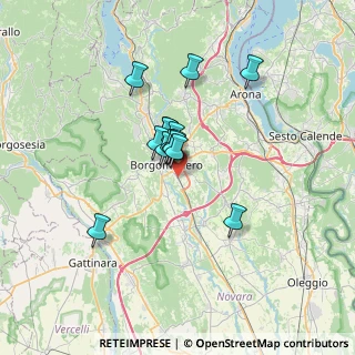 Mappa Via Rivano, 28021 Borgomanero NO, Italia (4.64857)