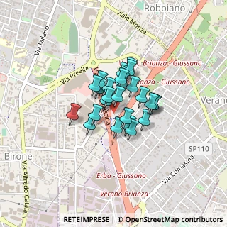 Mappa Via A. Furlanelli, 20050 Verano Brianza MB, Italia (0.236)