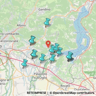 Mappa Via Tremellini, 24060 Foresto Sparso BG, Italia (6.66357)
