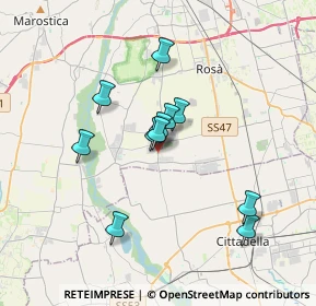 Mappa SP97, 36056 Tezze sul Brenta VI, Italia (2.82545)