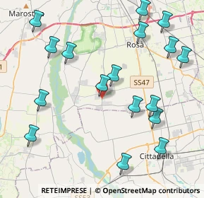 Mappa SP97, 36056 Tezze sul Brenta VI, Italia (4.85059)