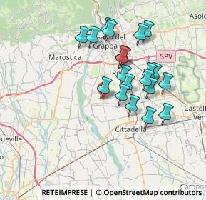 Mappa SP97, 36056 Tezze sul Brenta VI, Italia (6.571)