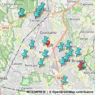 Mappa Via Amilcare Ponchielli, 20833 Giussano MB, Italia (2.4645)