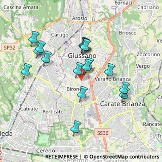 Mappa Via Amilcare Ponchielli, 20833 Giussano MB, Italia (1.79765)