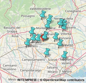 Mappa Via Eugenio Montale, 31050 Vedelago TV, Italia (10.765)