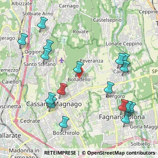 Mappa Via G.Carducci, 21050 Cairate VA, Italia (2.48882)