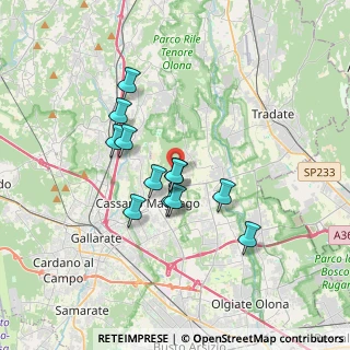 Mappa Bolladello, 21050 Cairate VA, Italia (2.77583)