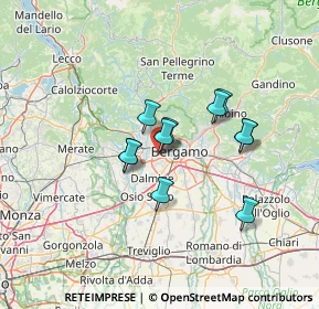 Mappa Strada delle Massere, 24035 Curno BG, Italia (9.93818)