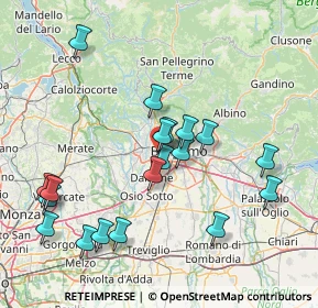 Mappa Strada delle Massere, 24035 Curno BG, Italia (15.74947)
