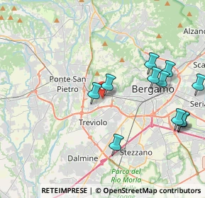 Mappa Strada delle Massere, 24035 Curno BG, Italia (4.33455)