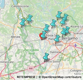 Mappa Via IV Novembre, 24030 Terno D'isola BG, Italia (7.14846)