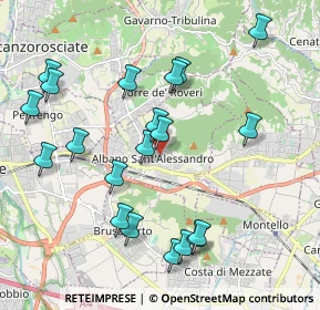 Mappa Via C.Colombo, 24061 Albano Sant'Alessandro BG, Italia (2.127)