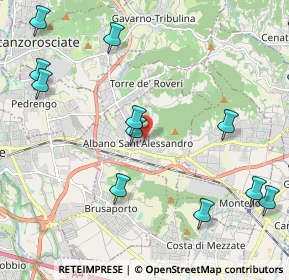 Mappa Via C.Colombo, 24061 Albano Sant'Alessandro BG, Italia (3.02533)