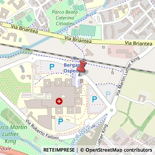 Mappa Piazza OMS, 1, 24127 Bergamo, Bergamo (Lombardia)