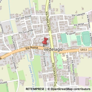Mappa Via Roma, 20, 31050 Vedelago, Treviso (Veneto)
