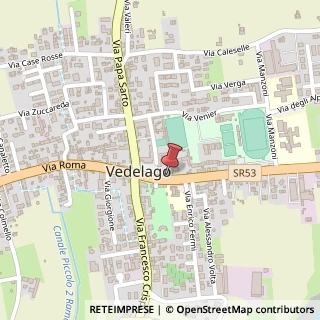 Mappa Via G. Marconi, 24/4, 31050 Vedelago, Treviso (Veneto)