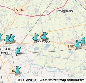 Mappa P.za Martiri della Libertà, 31050 Vedelago TV, Italia (4.97818)