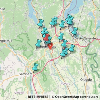 Mappa Via Selvetta, 28021 Borgomanero NO, Italia (6.3105)