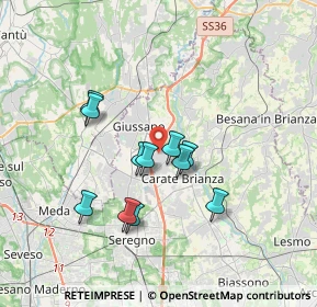 Mappa Via Galileo Galilei, 20843 Verano Brianza MB, Italia (2.93364)