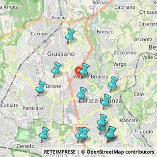 Mappa Via Galileo Galilei, 20843 Verano Brianza MB, Italia (2.68133)