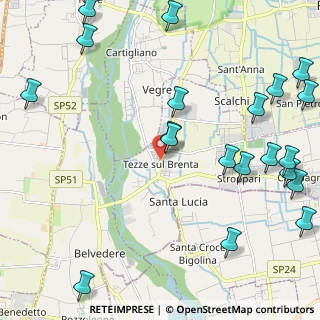 Mappa Piazza della Vittoria, 36056 Tezze sul Brenta VI, Italia (2.977)