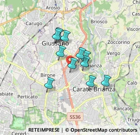 Mappa Via E. Fermi, 20050 Verano Brianza MB, Italia (1.22417)