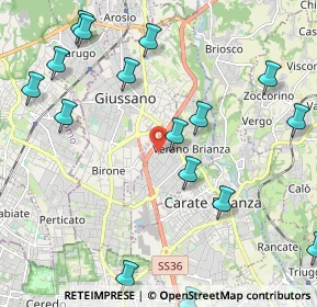 Mappa Via E. Fermi, 20050 Verano Brianza MB, Italia (2.66375)