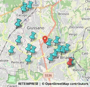 Mappa Via E. Fermi, 20050 Verano Brianza MB, Italia (2.1645)