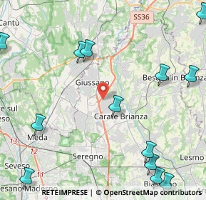 Mappa Via E. Fermi, 20050 Verano Brianza MB, Italia (6.39286)