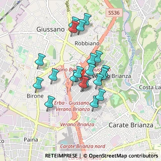 Mappa Via Enrico Fermi, 20843 Verano Brianza MB, Italia (0.74)