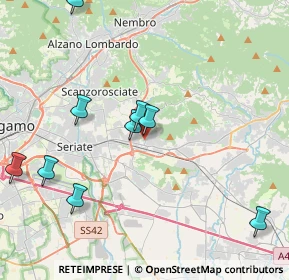Mappa Via Cavour, 24061 Albano Sant'Alessandro BG, Italia (5.40455)