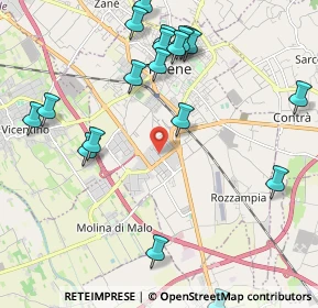 Mappa Viale dell'Industria, 36016 Thiene VI, Italia (2.5565)