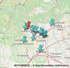 Mappa Viale dell'Industria, 36016 Thiene VI, Italia (8.34929)