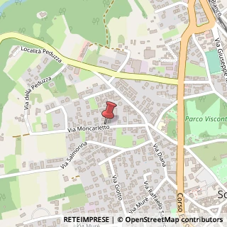 Mappa Via Moncarletto, 13, 21019 Somma Lombardo, Varese (Lombardia)